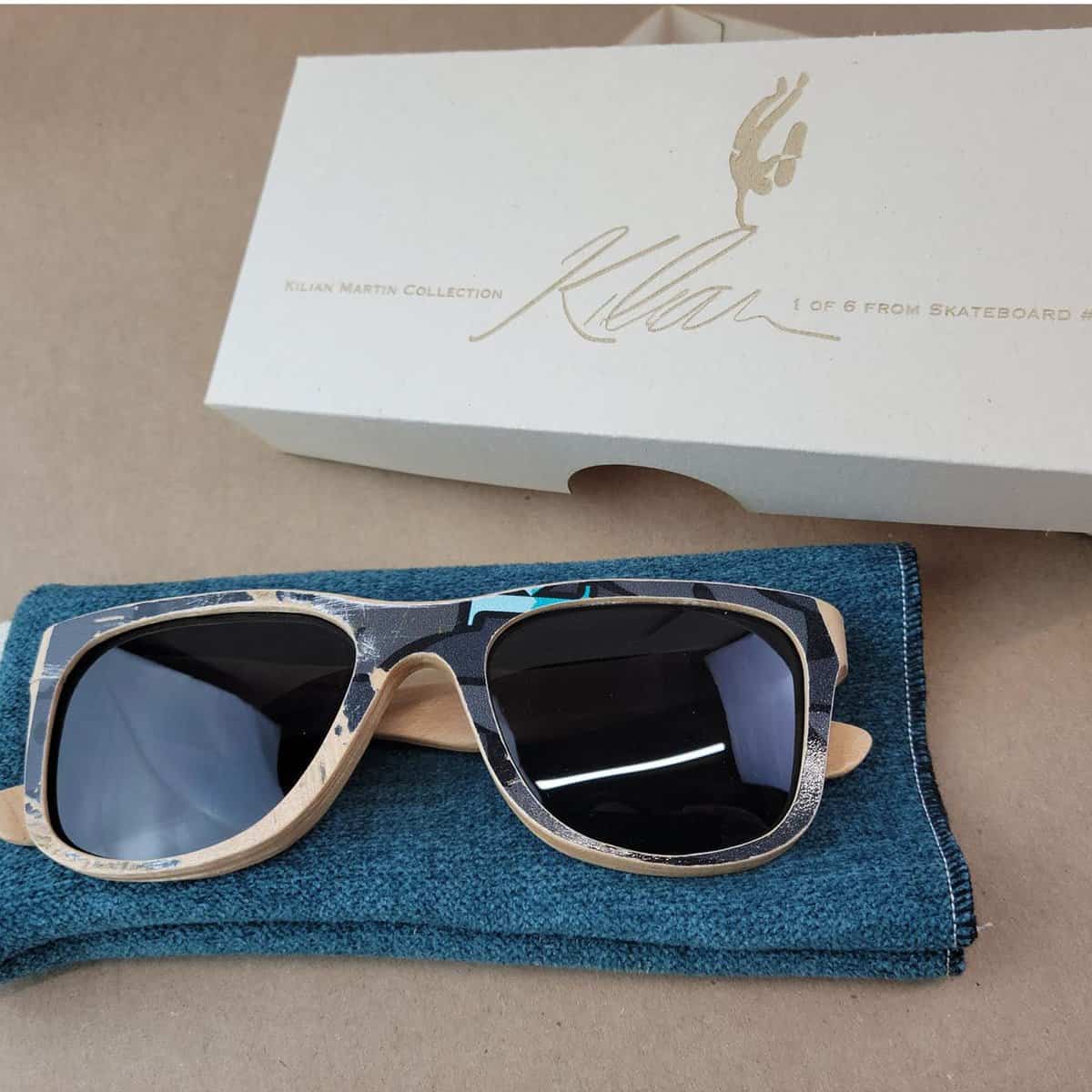 Kilian Martin Collection #1 – 1 of 6 Recycled Skateboard Sunglasses - Image 2