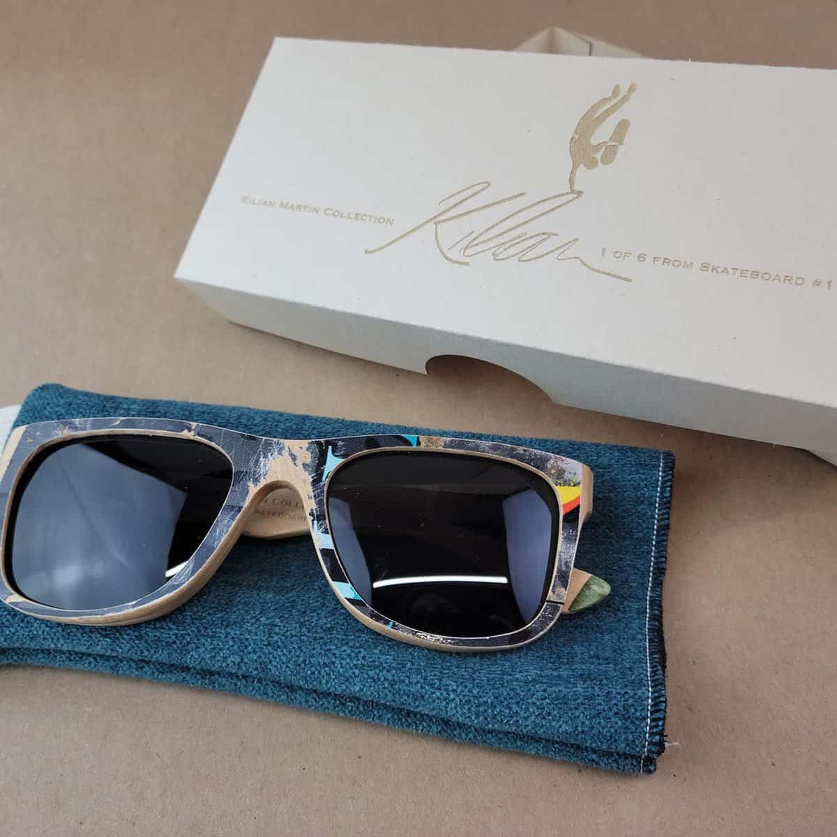 Kilian Martin Collection #1 – 3 of 6 Recycled Skateboard Sunglasses - Image 2