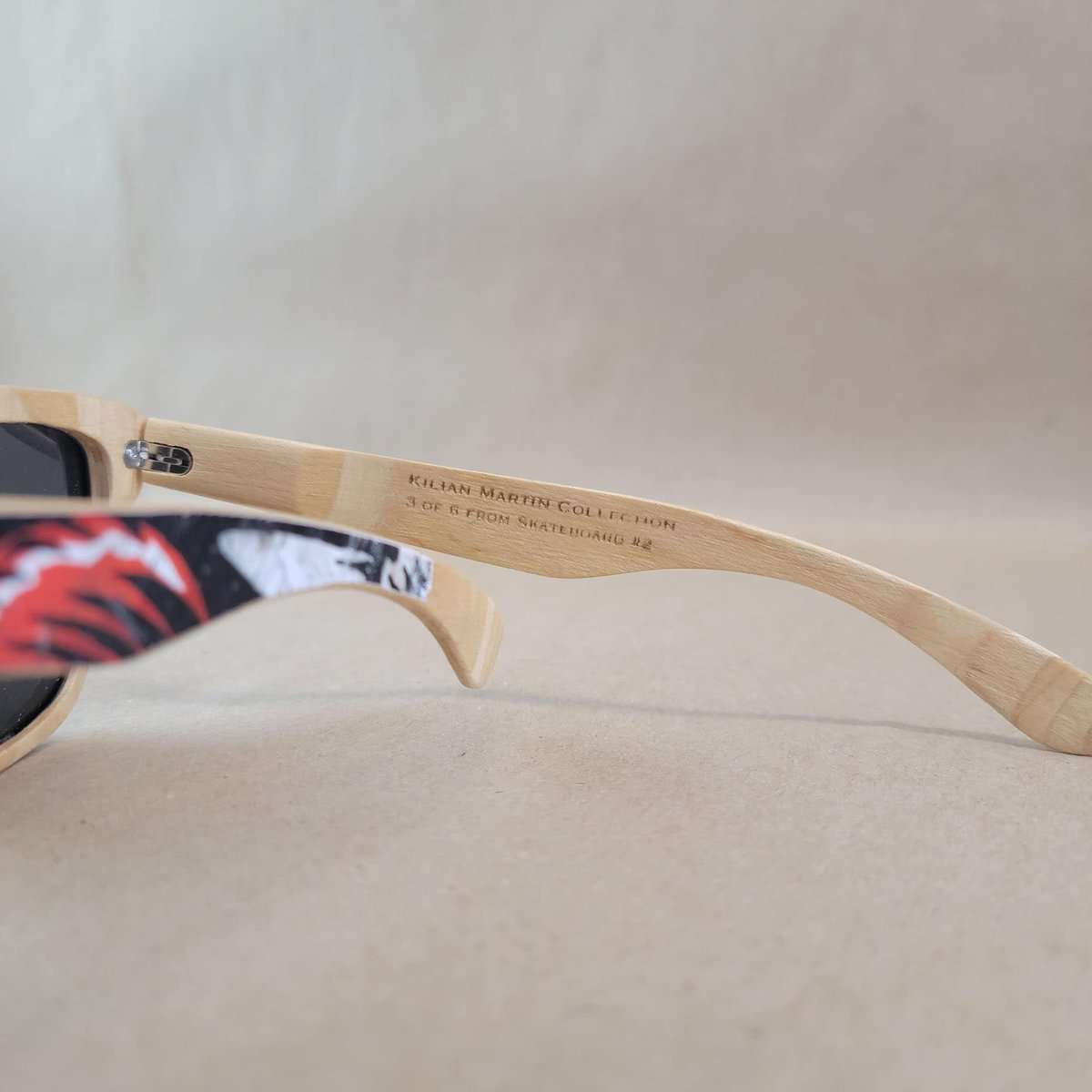 Kilian Martin Collection #2 – 3 of 6 Recycled Skateboard Sunglasses - Image 4