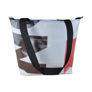 Zippered Tote Bag - Made from Recycled Billboards