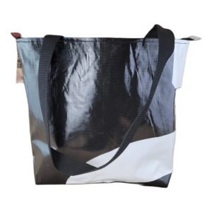 Zippered Tote Bag – Made from Recycled Billboards