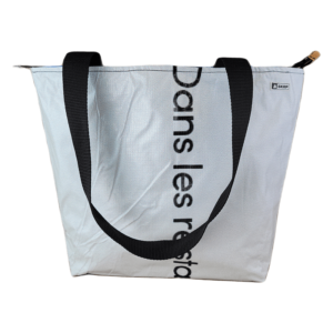 Zippered Tote Bag - Made from Recycled Billboards