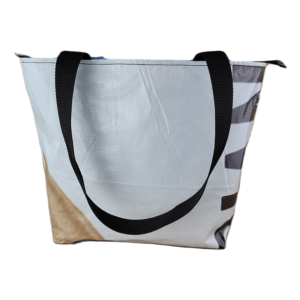 Zippered Tote Bag – Made from Recycled Billboards