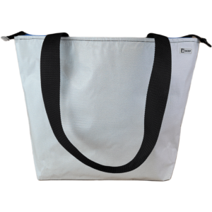 Zippered Tote Bag – Made from Recycled Billboards