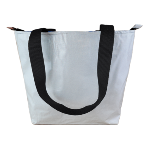 Zippered Tote Bag – Made from Recycled Billboards