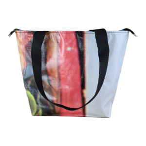 Zippered Tote Bag - Made from Recycled Billboards