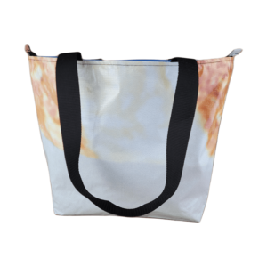 Zippered Tote Bag - Made from Recycled Billboards