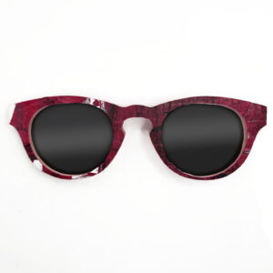 Cat Eye Style Recycled Wooden Skateboard Glasses