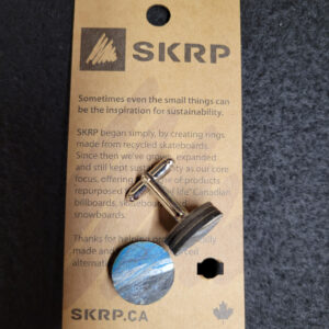 Recycled Skateboard Cufflinks