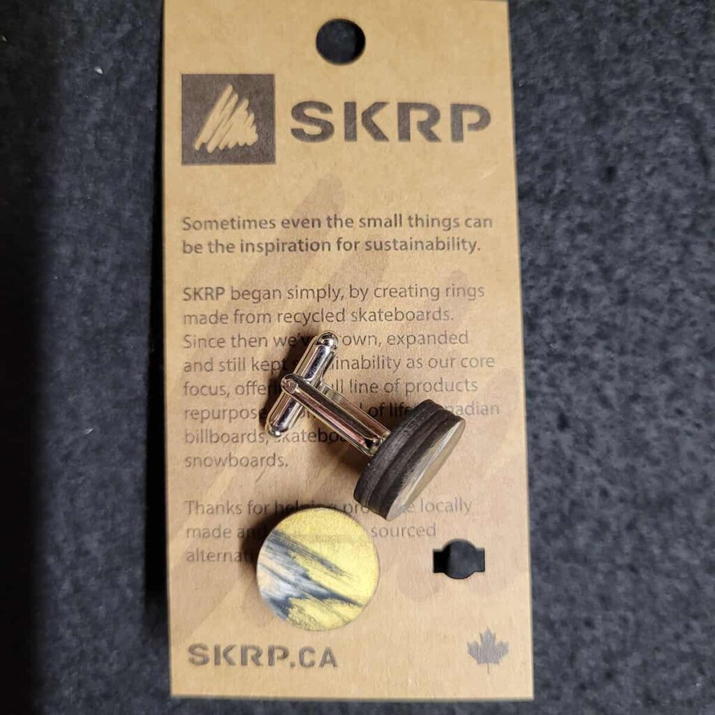 Skateboard Cufflinks