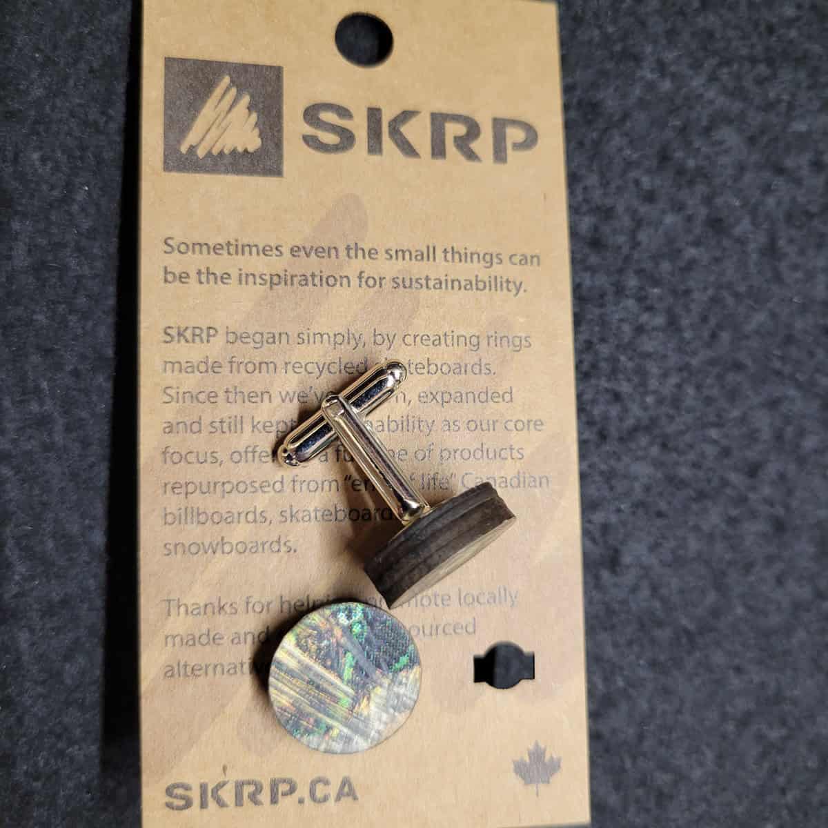 Skateboard Cufflinks - Image 2