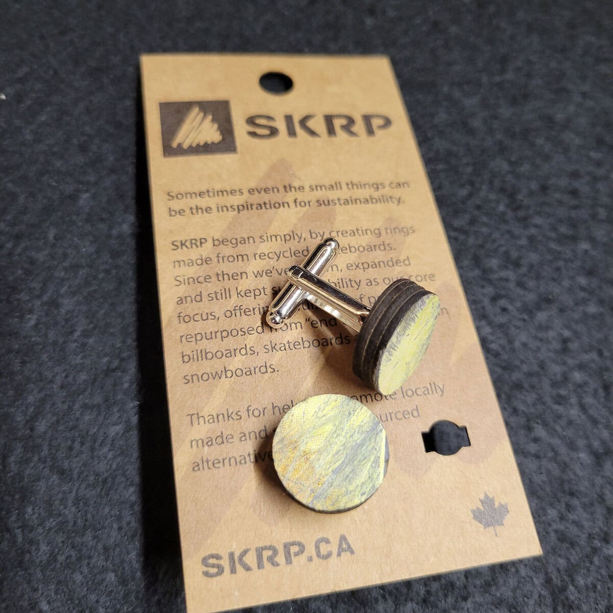 Skateboard Cufflinks - Image 1