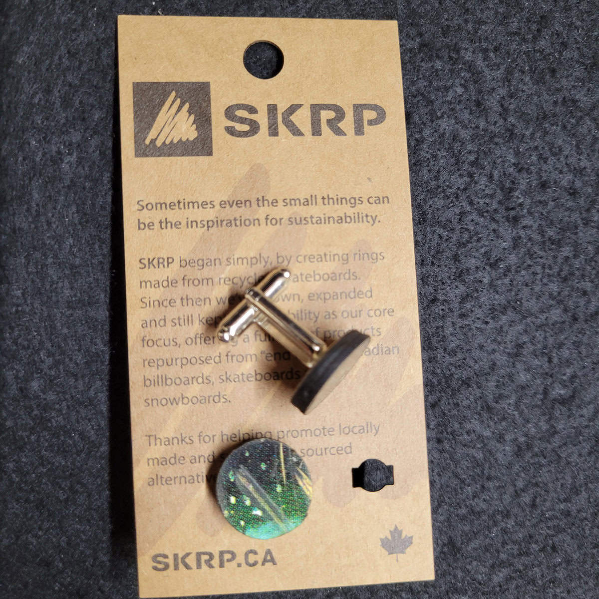 Skateboard Cufflinks - Image 2