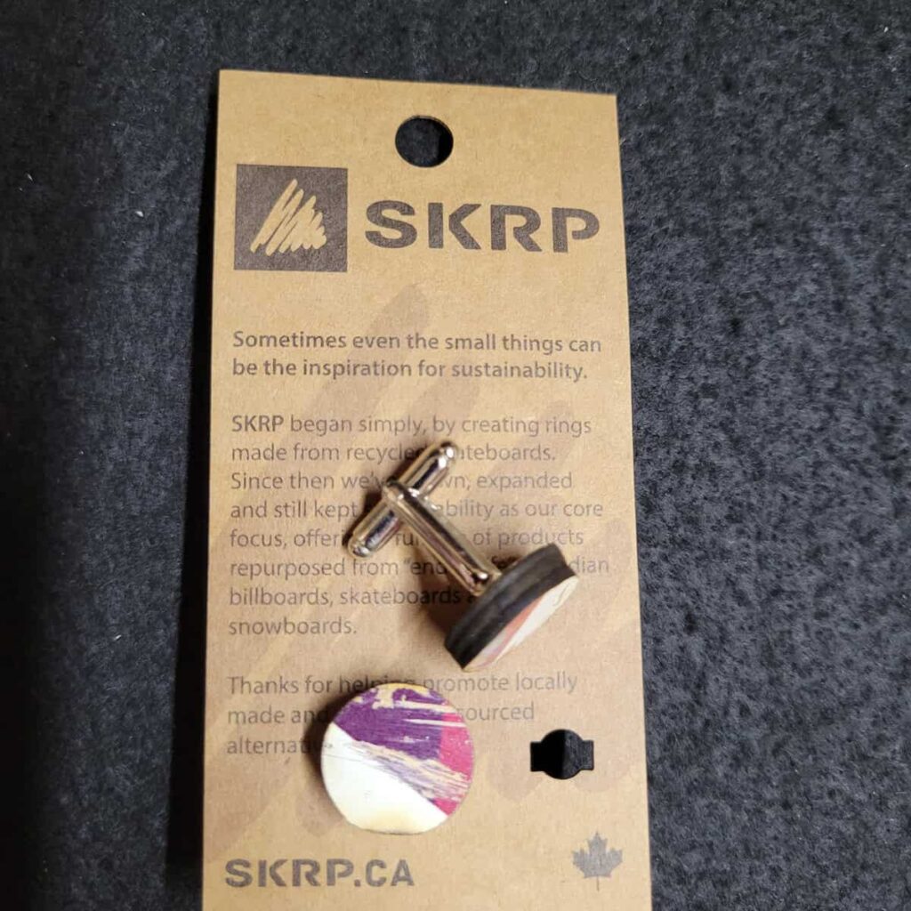 Skateboard Cufflinks