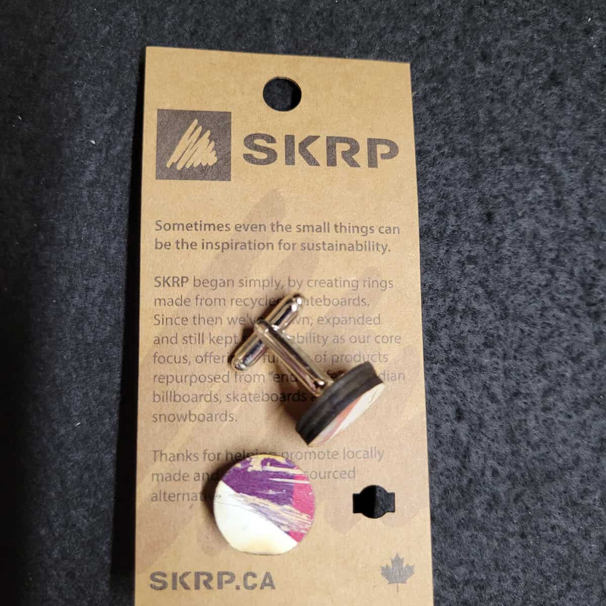 Skateboard Cufflinks - Image 2