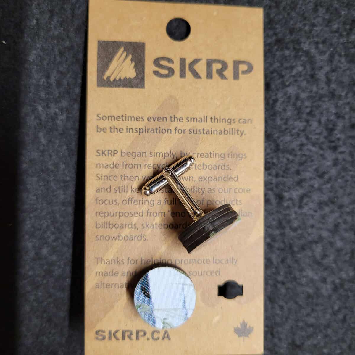 Skateboard Cufflinks - Image 2