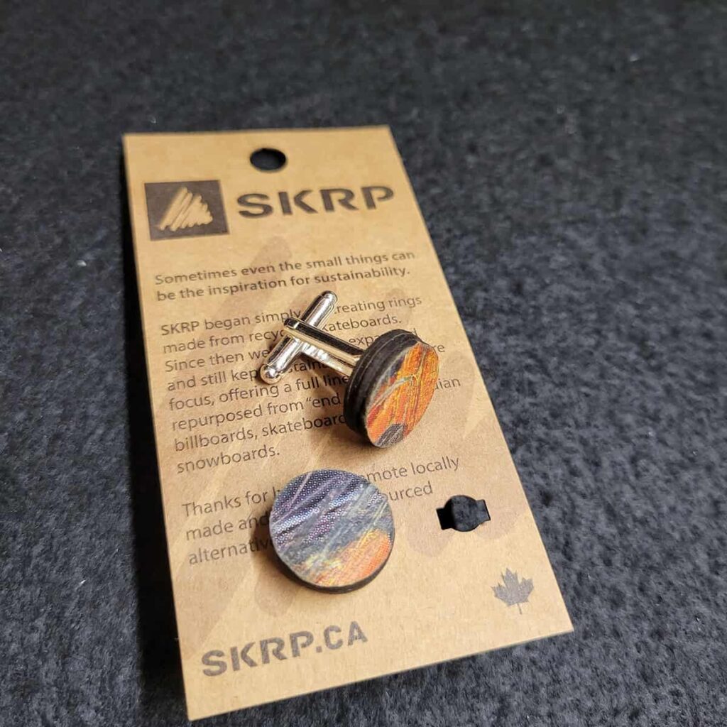 Skateboard Cufflinks