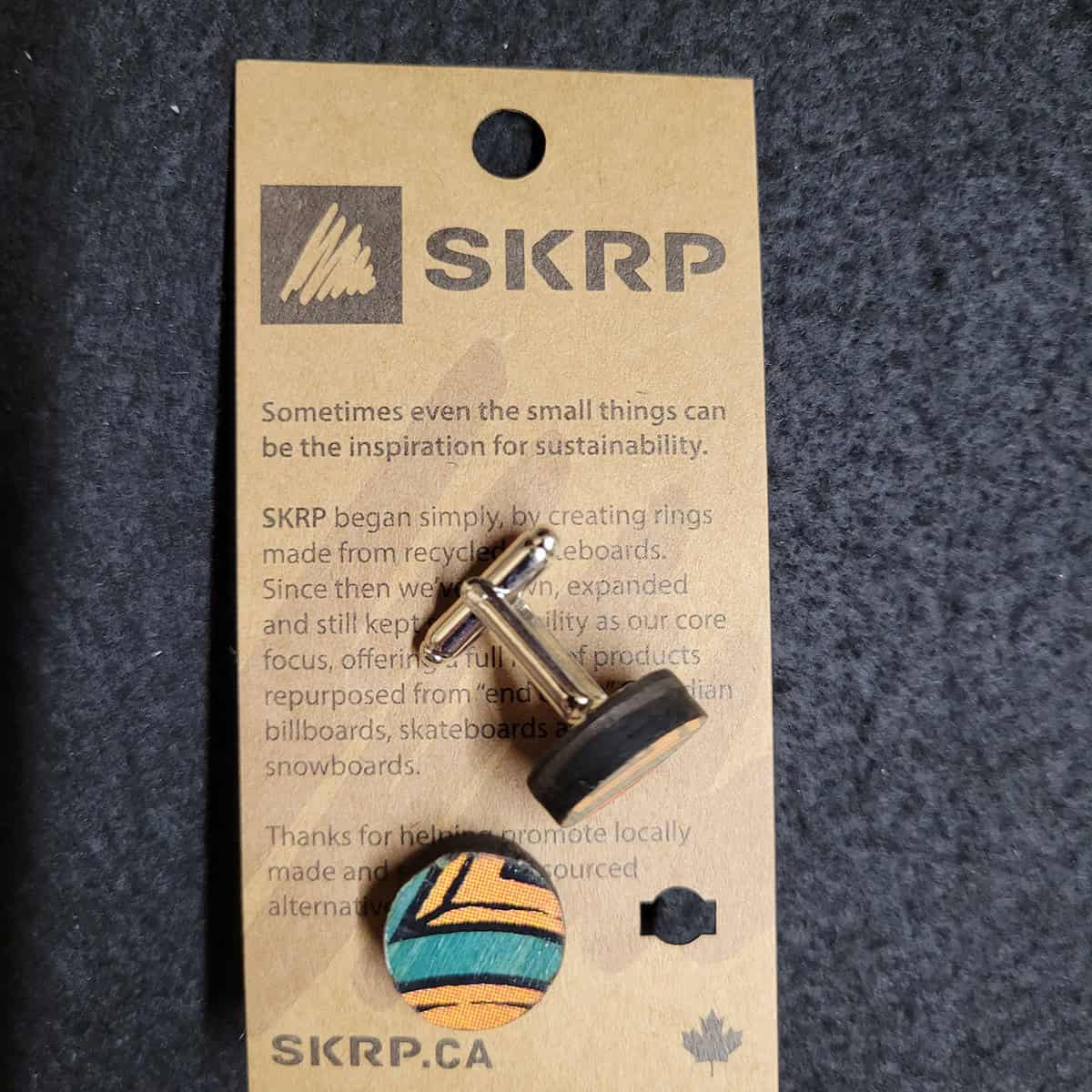 Skateboard Cufflinks - Image 2