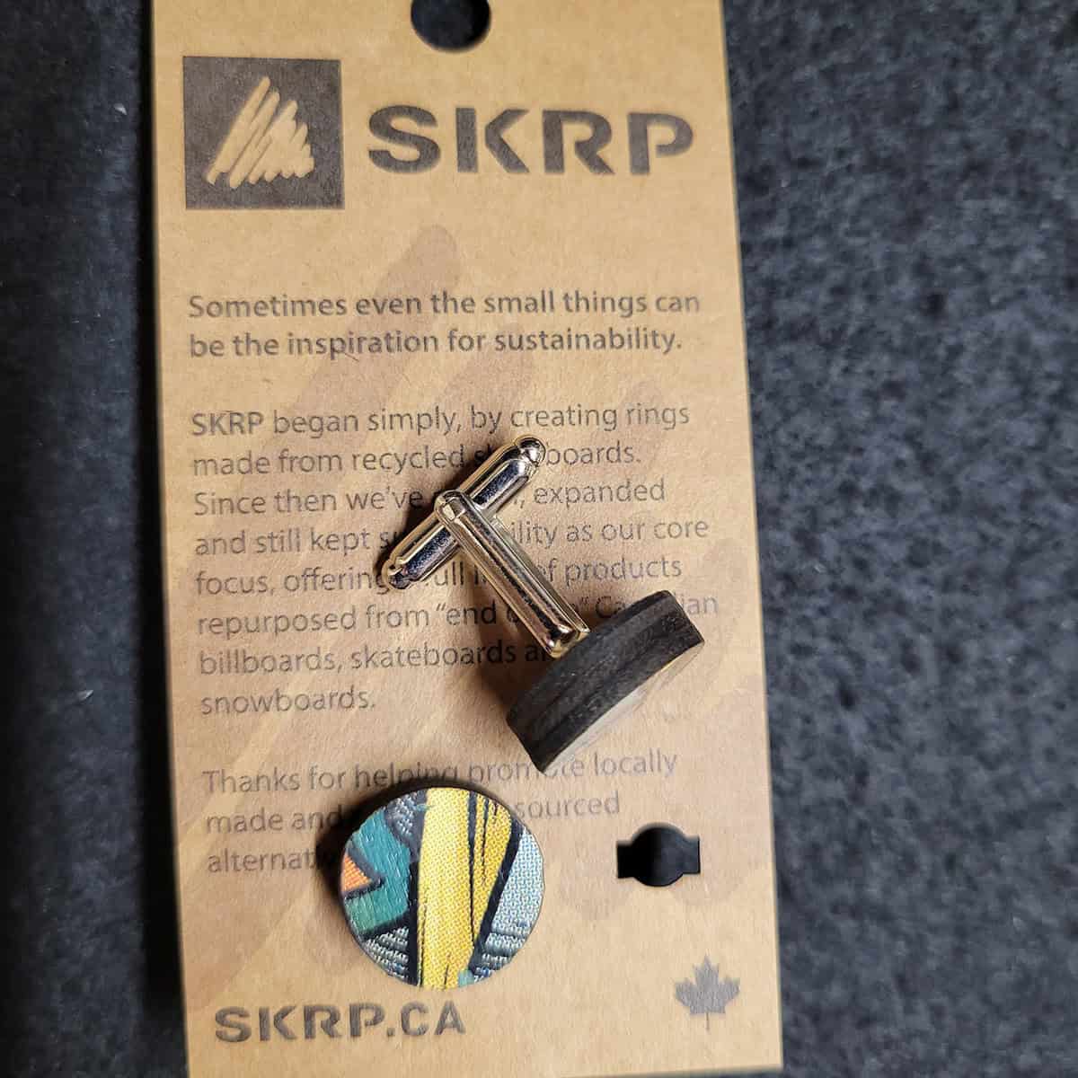 Skateboard Cufflinks - Image 2