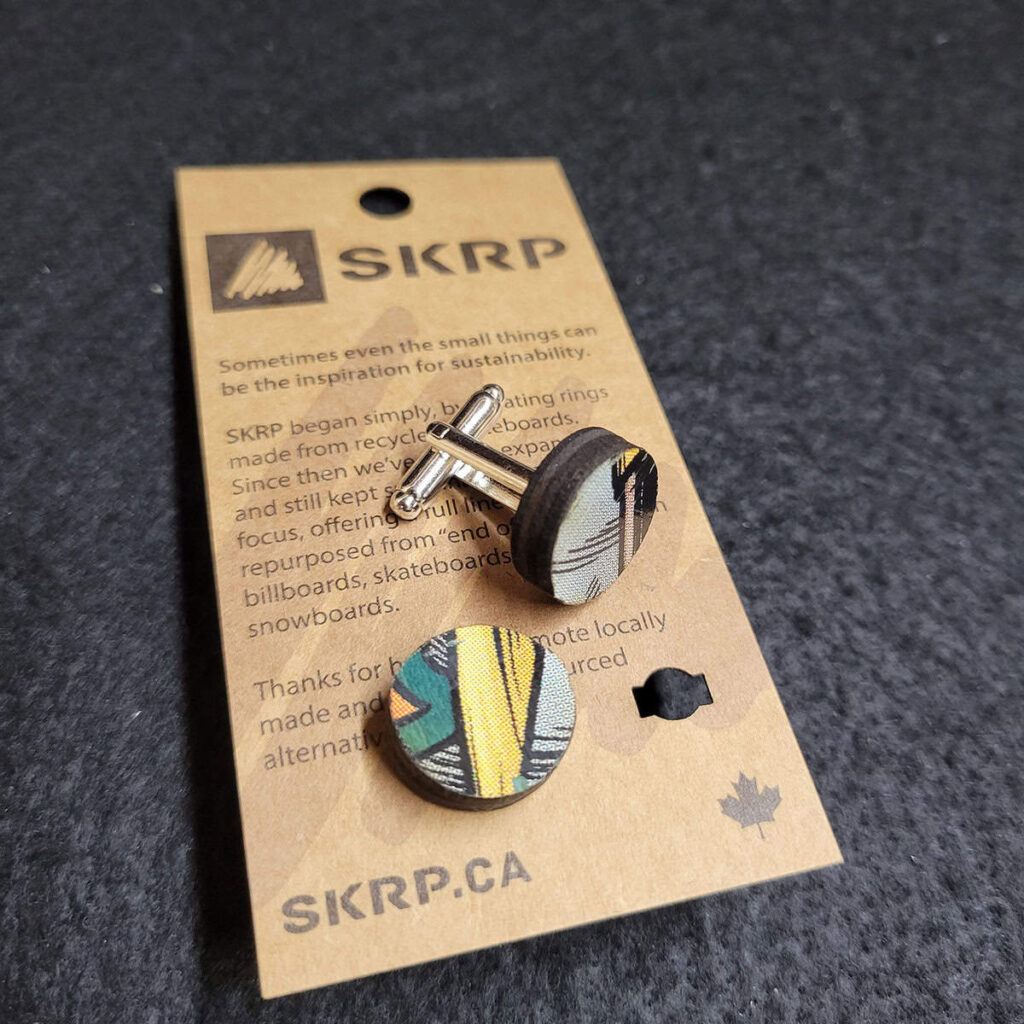 Skateboard Cufflinks