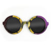 Iris Style Recycled Wooden Skateboard Glasses