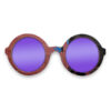 Iris Style Recycled Wooden Skateboard Glasses