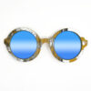 Iris Style Recycled Wooden Skateboard Glasses