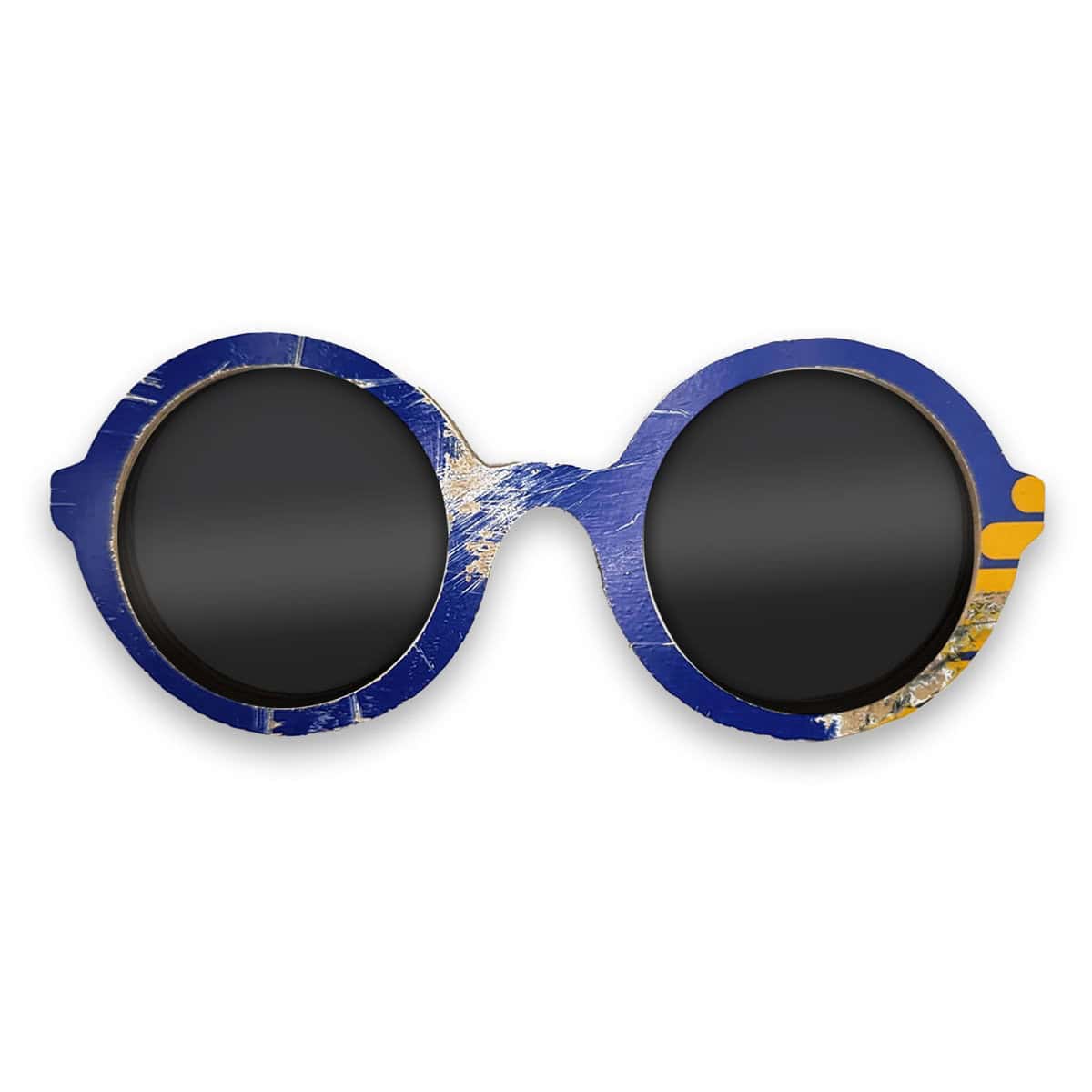 Iris Style Recycled Wooden Skateboard Glasses - Image 1