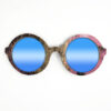 Iris Style Recycled Wooden Skateboard Glasses