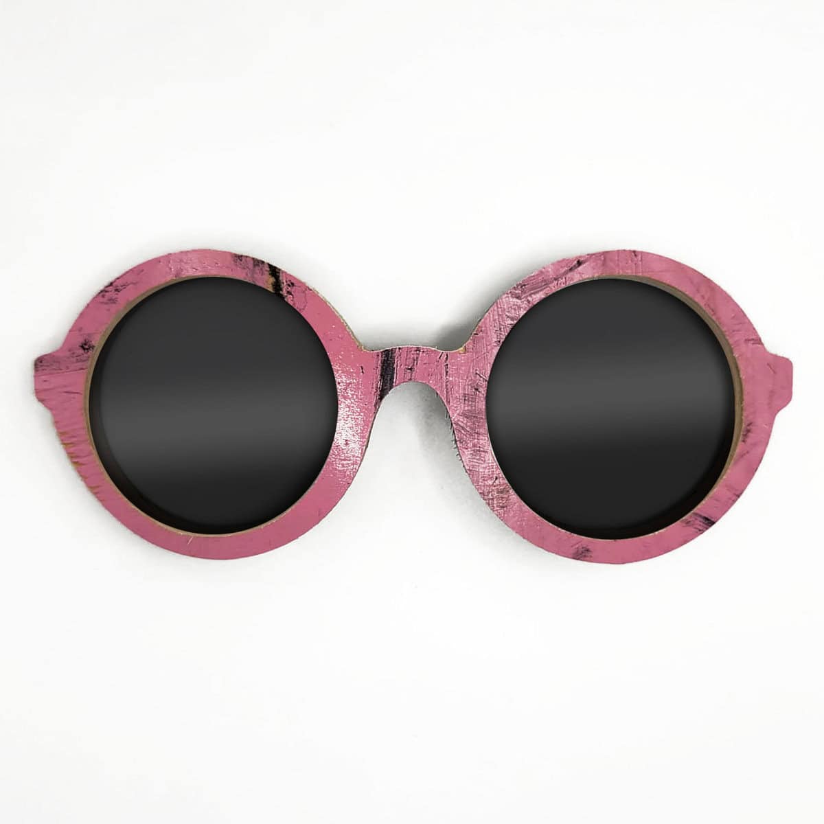 Iris Style Recycled Wooden Skateboard Glasses - Image 1