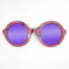 Iris Style Recycled Wooden Skateboard Glasses