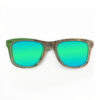 Wayfarer Style Recycled Wooden Skateboard Glasses (Large)