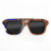 Aviator Style Recycled Wooden Skateboard Glasses