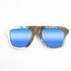 Aviator Style Recycled Wooden Skateboard Glasses