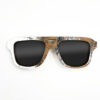 Aviator Style Recycled Wooden Skateboard Glasses