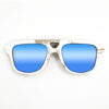 Aviator Style Recycled Wooden Skateboard Glasses