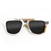 Aviator Style Recycled Wooden Skateboard Glasses