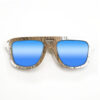 Aviator Style Recycled Wooden Skateboard Glasses