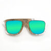 Aviator Style Recycled Wooden Skateboard Glasses