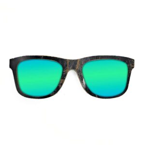 Wayfarer Style Recycled Wooden Skateboard Glasses - Image 4