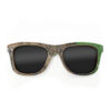 Wayfarer Style Recycled Wooden Skateboard Glasses (Large)