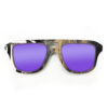 Aviator Style Recycled Wooden Skateboard Glasses