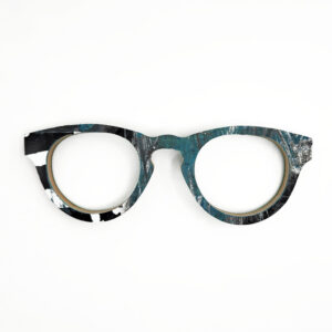 Cat Eye Style Recycled Wooden Skateboard Glasses