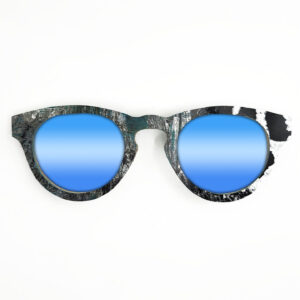 Cat Eye Style Recycled Wooden Skateboard Glasses