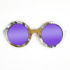 Iris Style Recycled Wooden Skateboard Glasses