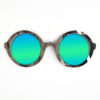 Iris Style Recycled Wooden Skateboard Glasses