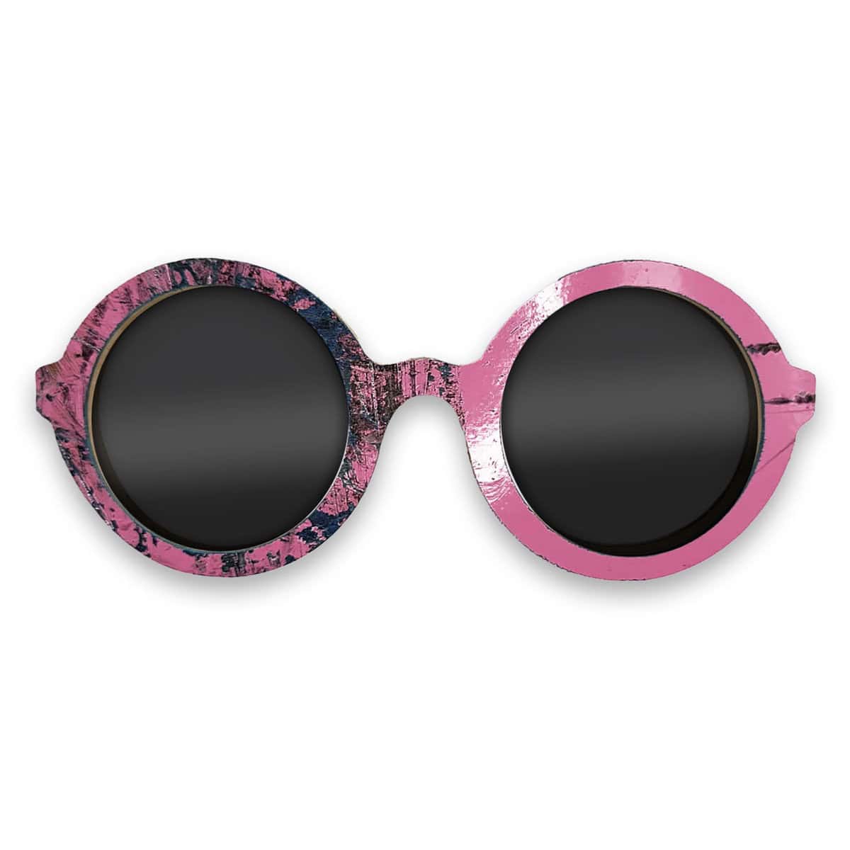 Iris Style Recycled Wooden Skateboard Glasses - Image 1