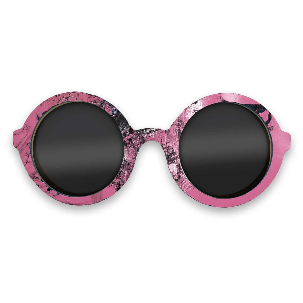 Iris Style Recycled Wooden Skateboard Glasses - Image 1