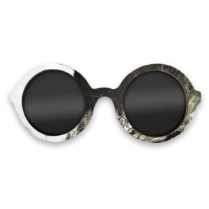 Iris Style Recycled Wooden Skateboard Glasses