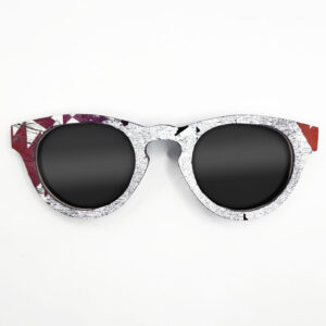 Cat Eye Style Recycled Wooden Skateboard Glasses